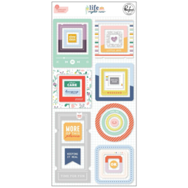 Life Right Now Chipboard Frames Stickers