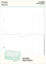 SN@P! Pocket Inserts 6"X8"
