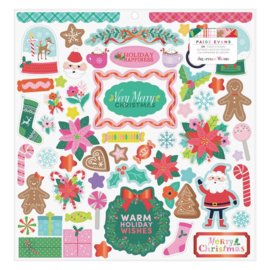 Sugarplum Wishes Foam Stickers 12"X12"