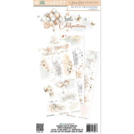 Little Celebrations Rub-On Transfer Set 6"X12"