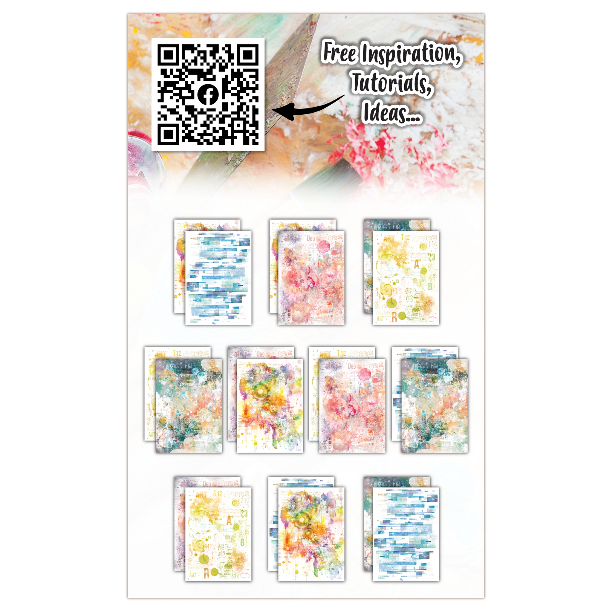 #05 Citrus Rainbow A6 Design Paper