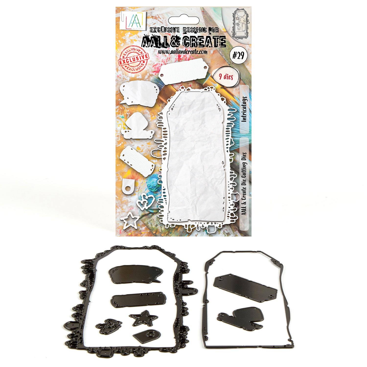 #029 Intricatags Cutting Die Set