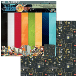 Level Up Solids Collection Pack 12"X12"