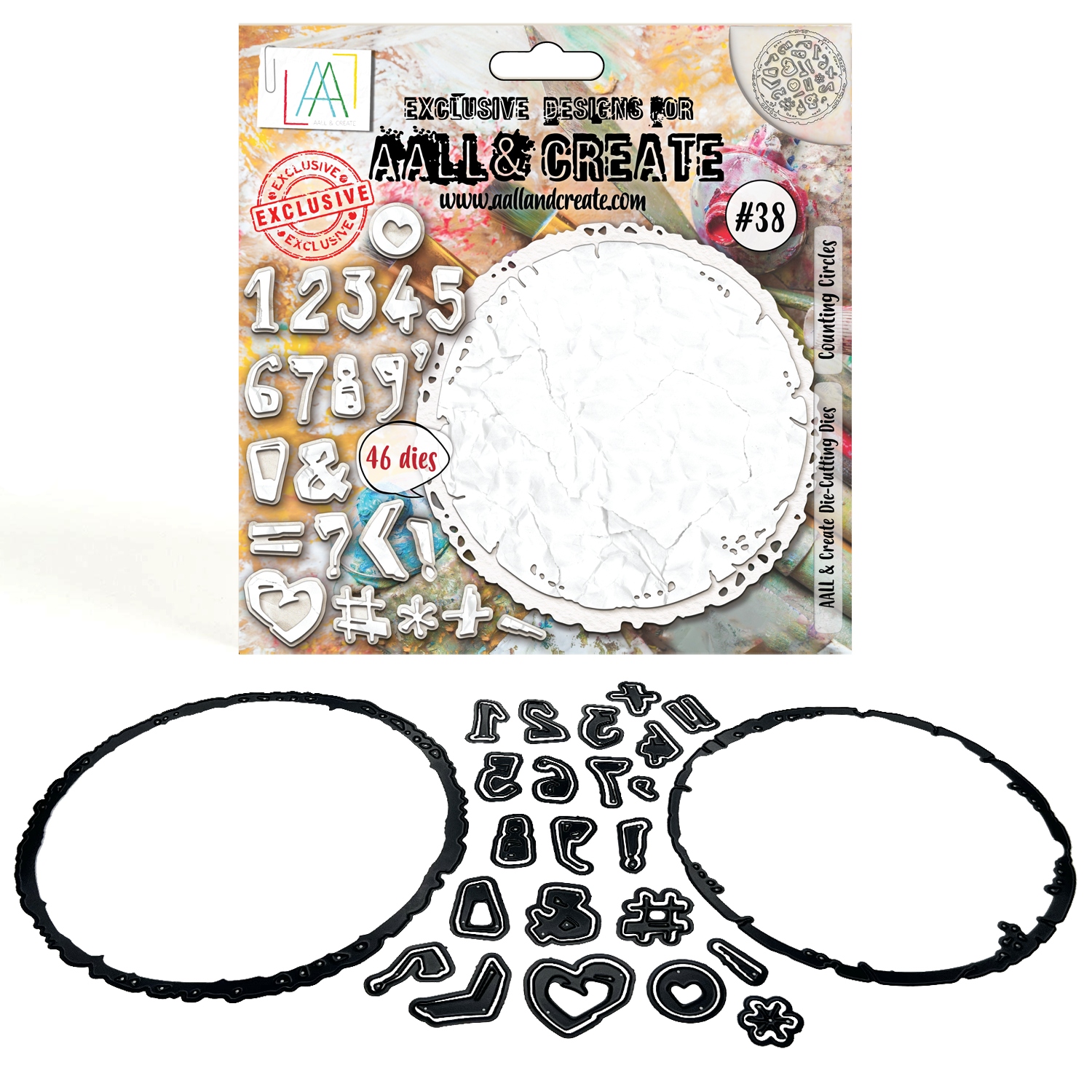 #038 Counting Circles Cutting Die Set