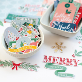 Happy Holidays Ephemera Cardstock Die-Cuts