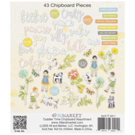 Toddler Time Chipboard Set