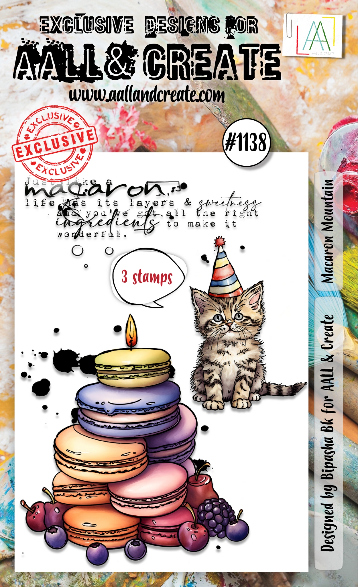#1138 Macaron Mountain A6 Stamp Set