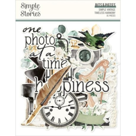 Vintage Timeless Harmony Bits & Pieces Die Cuts