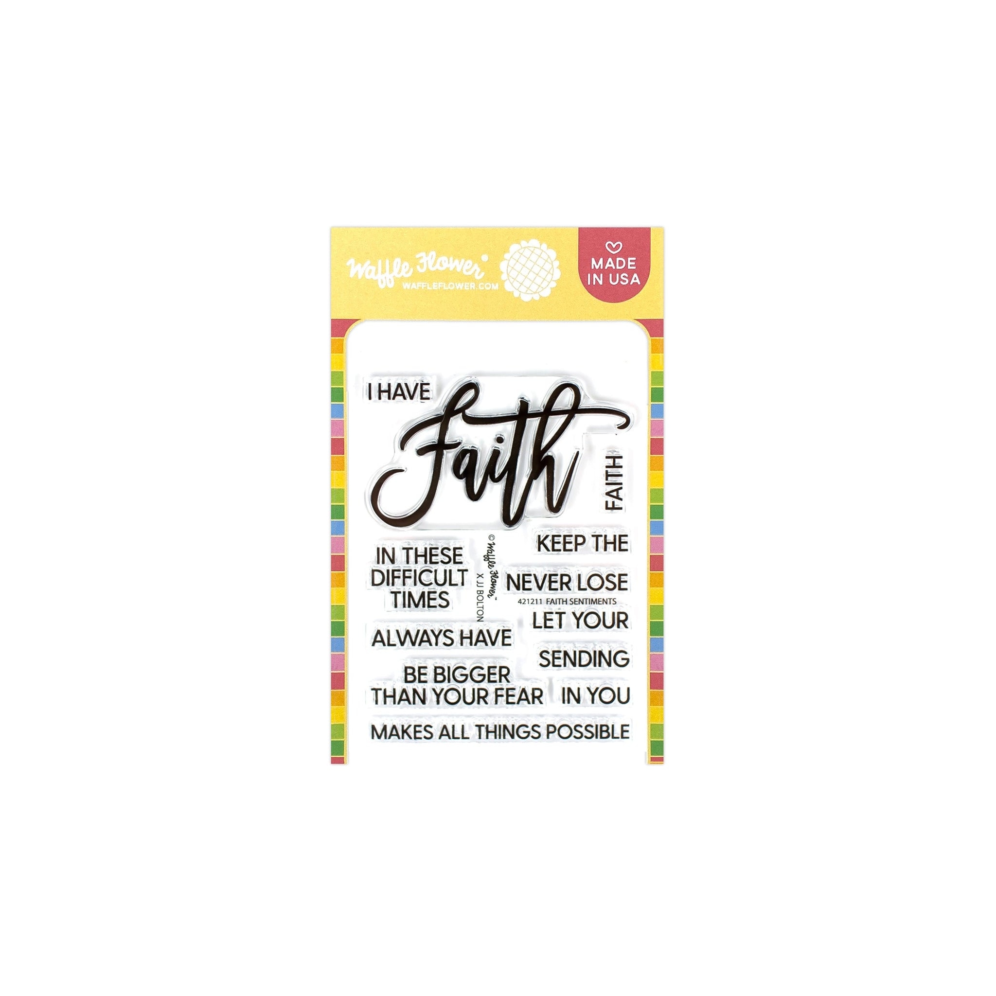 Faith Sentiments Stamp Set