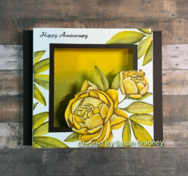 Peaceful Peonies Stamps