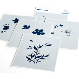 Garden Florals Stencils A2