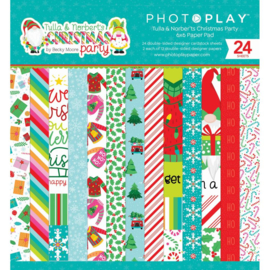 Tulla & Norbert's Christmas Party Paper Pad 6"X6"