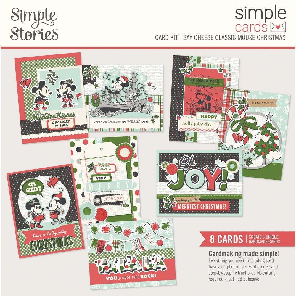 Say Cheese Classic Mouse Christmas Simple Cards Card Kit