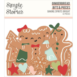 Baking Spirits Bright Bits & Pieces Die-Cuts Gingerbread