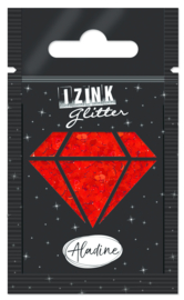 Izink Glitter Red Hearts