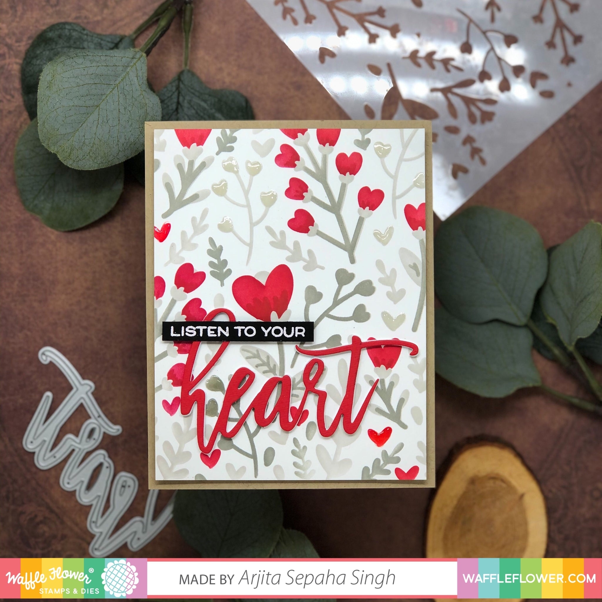Oversized Heart Word Die