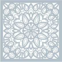 Square Mandala Stencil
