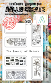 #0535 Ticketed Snippets A6 Clear Stamp Set