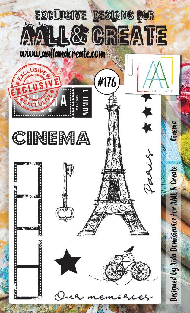 #0176 Cinema A6 Clear Stamp Set