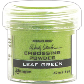 Embossing Powder Leaf Green