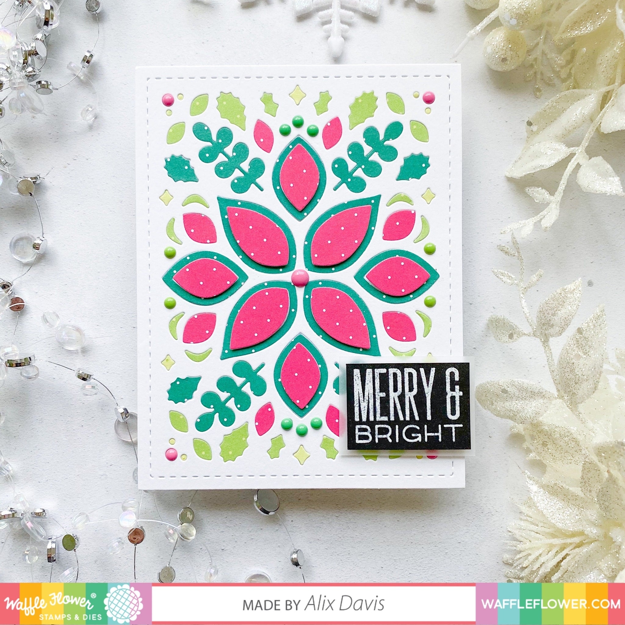Christmas Paper Pad Half-Half Dots