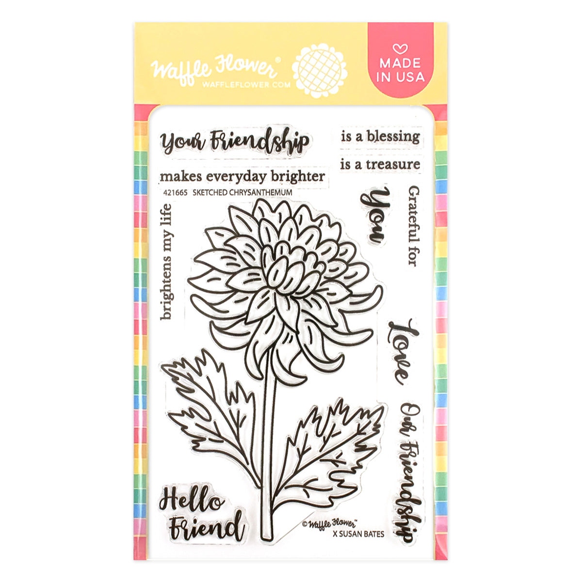 Sketched Chrysanthemum Stamp Set