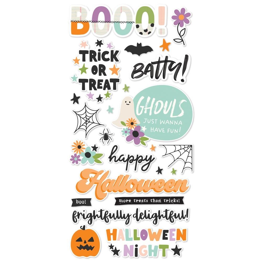 Spooky Things Foam Stickers