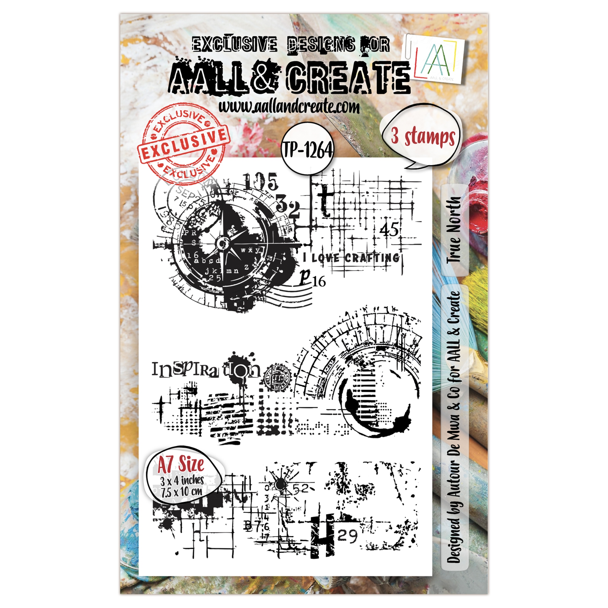 #1264 True North A7 Stamp Set