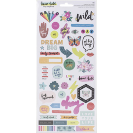 Brave & Bold Cardstock Stickers