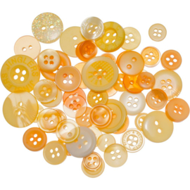 Button Mason Jars Sunrise