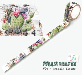 #69 - Washi Tape - Prickly Blooms