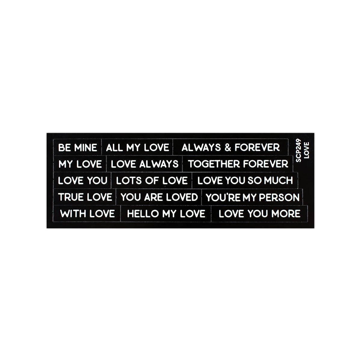 Subsentiments Love Diecut