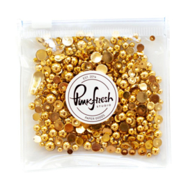 Jewel Metallic Pearls Essentials Gold