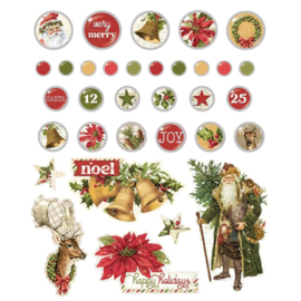 Yuletide Decorative Brads