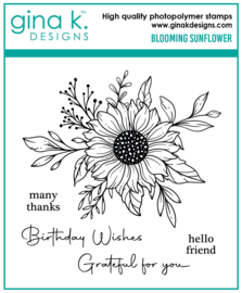 Blooming Sunflower Stamps