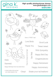 Blissful Birds Stamps