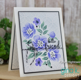 Create Friendship Layering Stencil Stencil