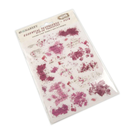 Essential Textblends Plum Rub-Ons 6"X8"