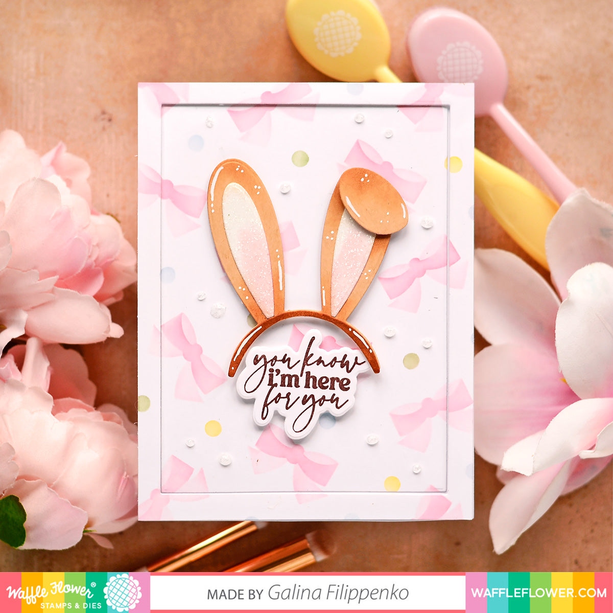Layered Bows Stencil