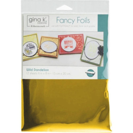 Wild Dandelion Fancy Foils 6" x 8"