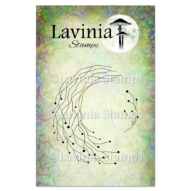 LAV704 Red Berry Wreath Stamp