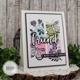 Friendly Silhouettes Stamps