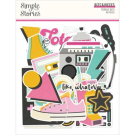 Totally 80's Bits & Pieces Die Cuts