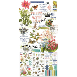 Birdsong Rub-On Transfer Set Essentials