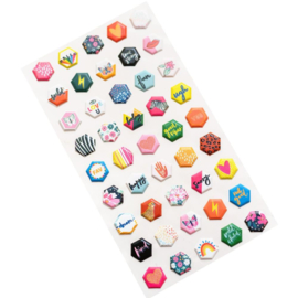 Brave & Bold Mini Puffy Stickers