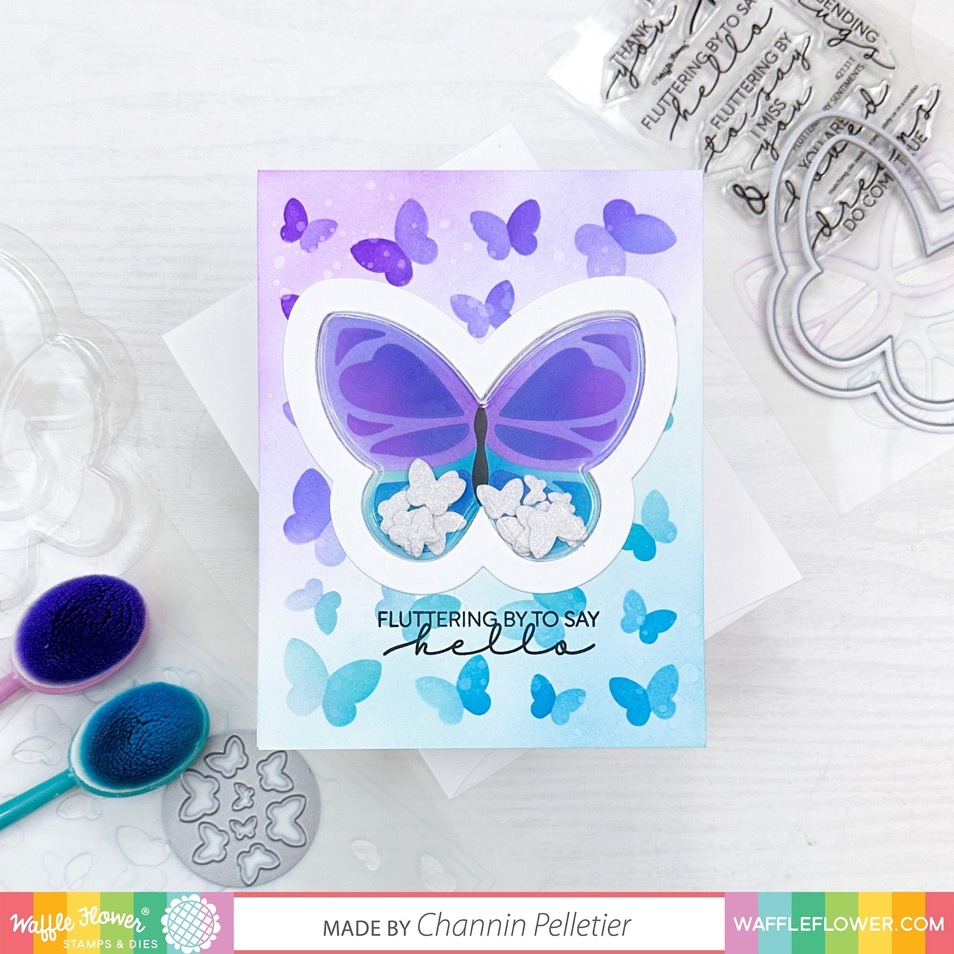 Shaker Slim Cover - Butterfly - 3/pk