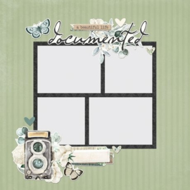 Vintage Timeless Harmony Simple Page Pieces Die Cuts