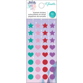 Sparkle City Enamel Dots