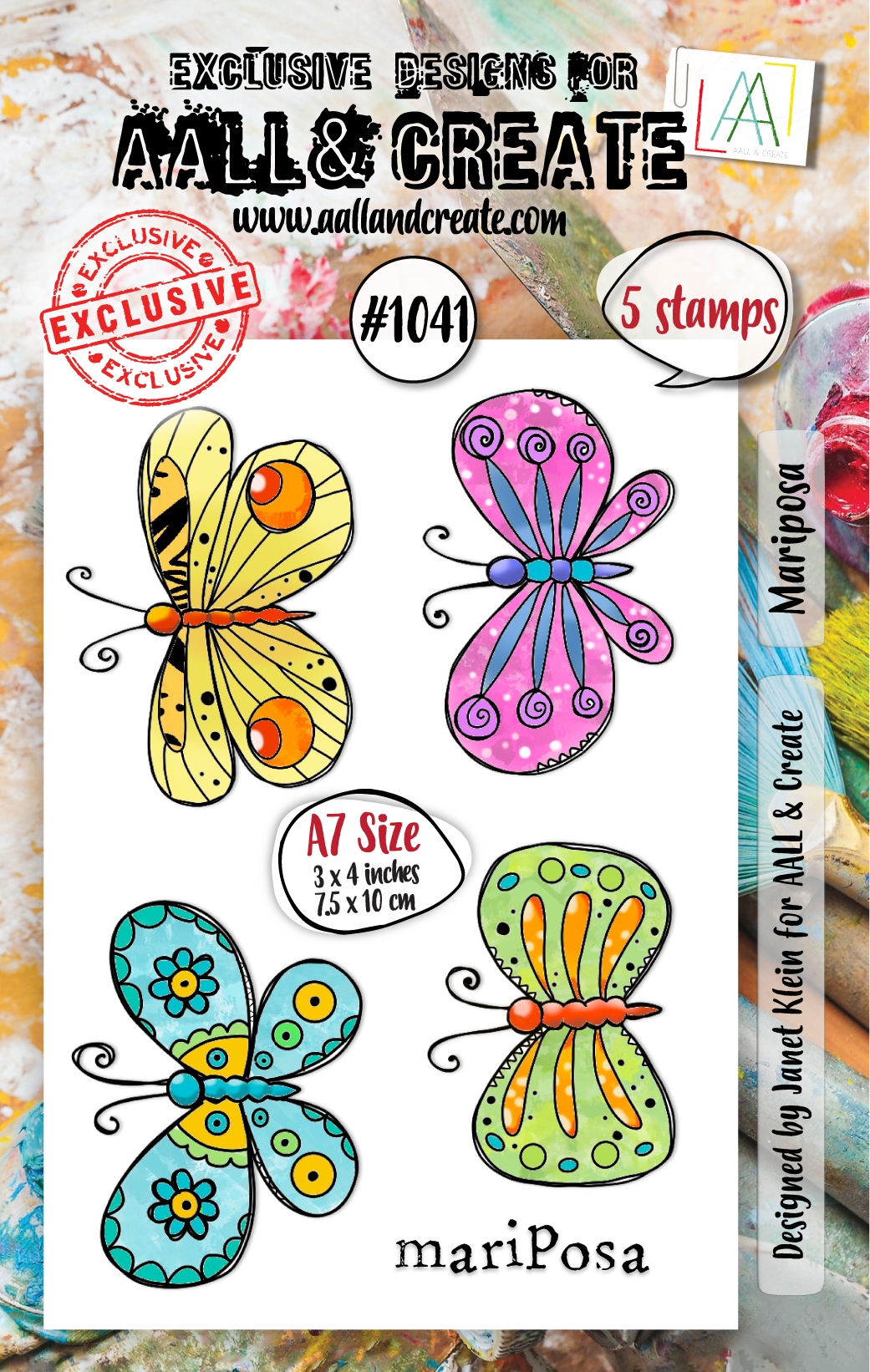 #1041 Mariposa A7 Stamp