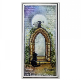 LAV890 River Leaves Mini Stamp